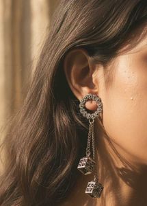 Cube Dangle Earrings