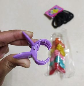 Hair Clips &amp; Rubberband