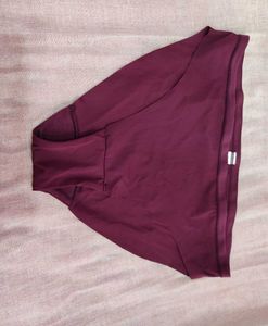 Seamless Maroon Brief