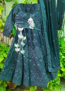 Blue Party Wear Lahnga