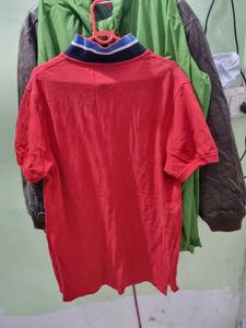 Tommy Hilfiger Polo Red Tshirt New Condition