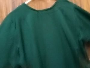 1-TimeUsed New Elegant Green Kurta Without Tag