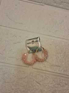 Sparkly Hoop Earrings