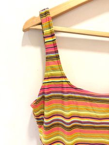 Striped One-Piece Swimsuit