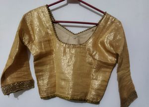 Golden Ethnic Top