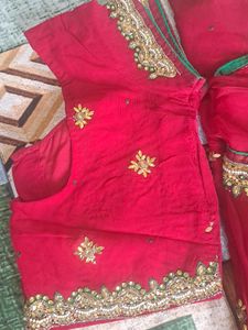 Full Hand Work Sareee With Blouse