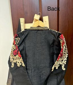 Brand New Khadi Silk Embroidered Sherwani Suit Set