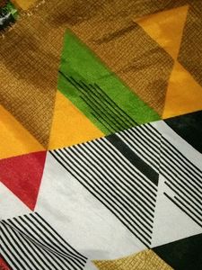 New Single Bed Sheet In Golden Brown Multicolour