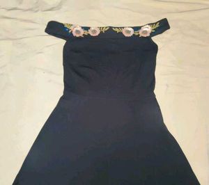 Chic Black Floral Dress