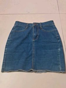 Denim Mini Skirt