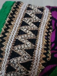 Green Embellished Blouse