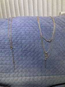 Set Of 2 Gold Necklaces