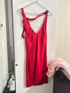 Red Bodycon Mini Dress