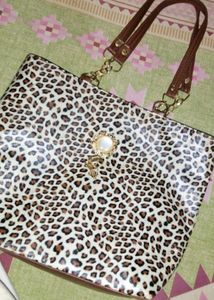 Leopard Print Hand Bag