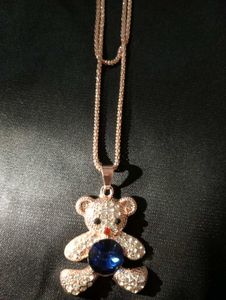 Teddy Rose Gold Neck Chain