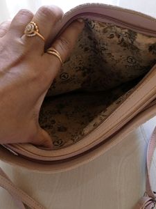 Peach Sling Bag In Good Condition