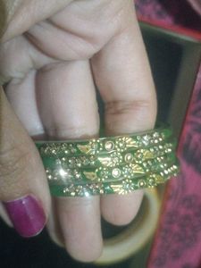 Yellow Green Bangles