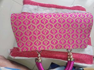 Pink Embellished Handbag