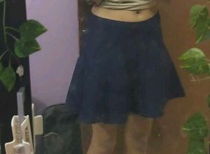 blue Short Skirt
