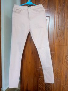 Blush Pink High Waisted Jeans