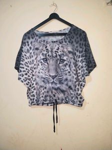 Leopard Print Crop Top