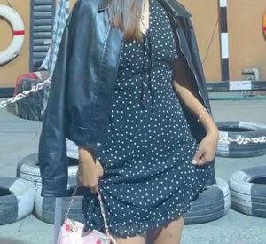 Polka Dot Mini Dress