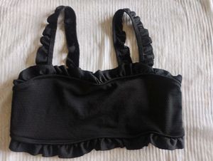 Ruffle Trim Sexy Bikini Top