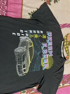 Street wear printed baggy  T-shirt,