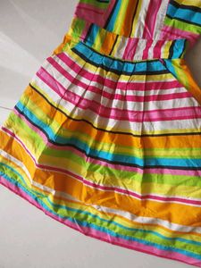 Colorful Striped Dress