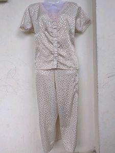 Vintage Satin Pajama Set