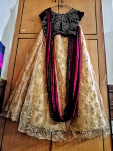 Branded Desinger Heavy Work Lehenga With Cancan