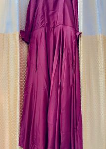 Maroon Maxi Dress