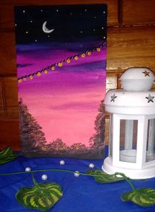 Beautiful 😱❤️💞 Pink Sky Painting