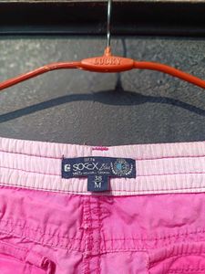 Pink Casual Women's Shorts