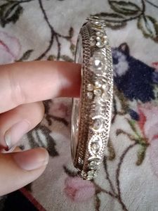 Silver Tone Bangle Bracelet