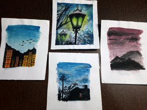 7 Paintings Set