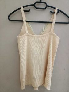 Savana Dupe Ribbed Lacey 2000s Going Out Tank Top