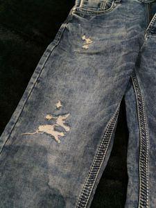 Distressed Denim Jeans