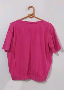 Zudio Hot Pink Casual Top 💗