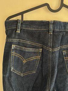 Custom Made Raw Denim High Rise Jeans