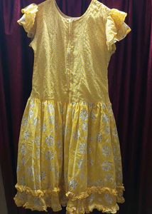 Yellow Floral Dress