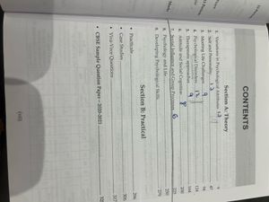 Psychology Full Marks Class 12