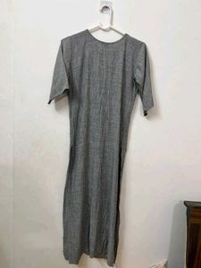 Grey cotton kurti
