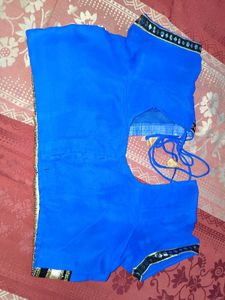 Blue Saree