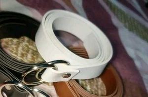Stylish White Belt