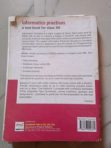 Informatics Practices XII