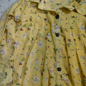 Floral Yellow Top