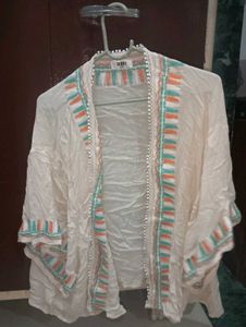 *ON SALE* Cream Coloured Ethnic Shrug