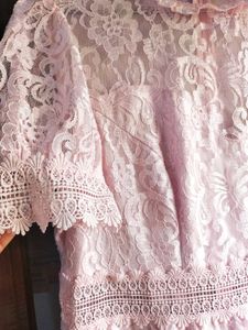 Pink Lace Vintage Dress SAVANA