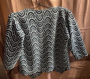 Patterned Blazer